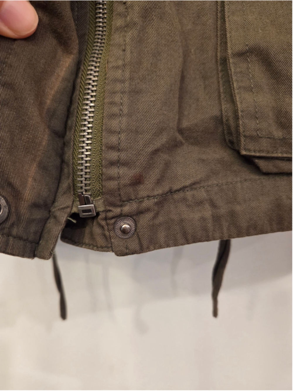 Women's Jack Utility Jacket Olive Size XS - Picture 8 of 11